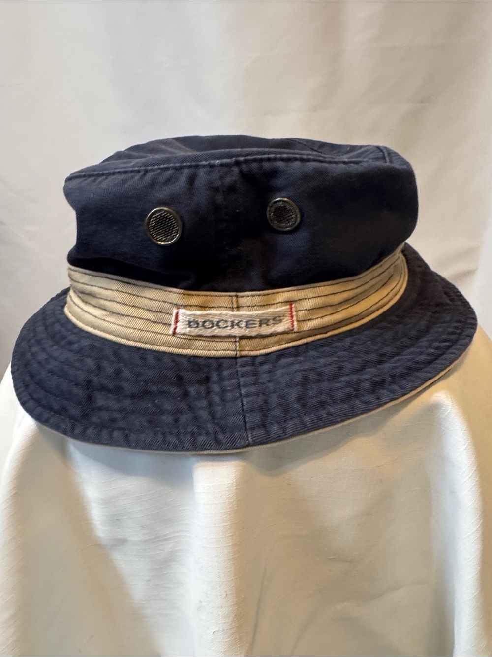 Dockers Navy and Khaki Bucket Hat large/XL